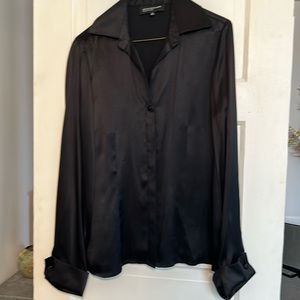 New with tags black silk jones New York collections button down size 8